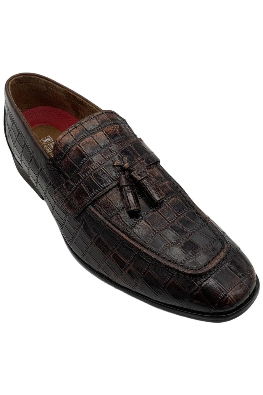 Stacy Adams Men's Franz Loafers Cognac - Medium